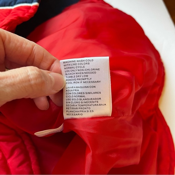 NFL New England Patriots Blue and Red Quilted Vest Size Medium - Picture 6 of 6